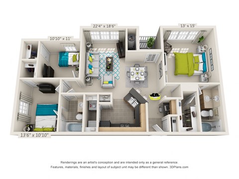 100 Woods Walk 1-3 Beds Apartment for Rent - Photo Gallery 53